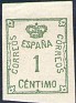 Spain 1920 Crown 1 C Green Edifil 291. España 291 1. Uploaded by susofe